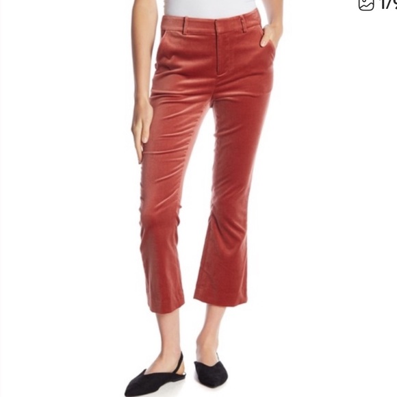 Frame Denim Pants - Frame Le Crop Spice Velvet Trousers Size 6